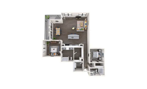 Broadstone on Trinity Fort Worth Floorplan 17