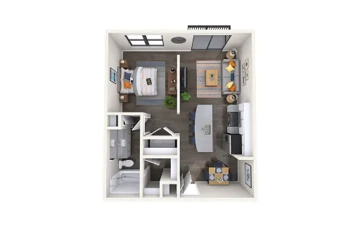 Broadstone on Trinity Fort Worth Floorplan 2