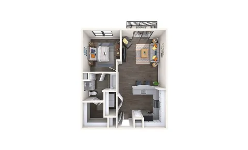 Broadstone on Trinity Fort Worth Floorplan 3