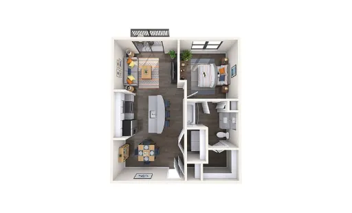 Broadstone on Trinity Fort Worth Floorplan 4