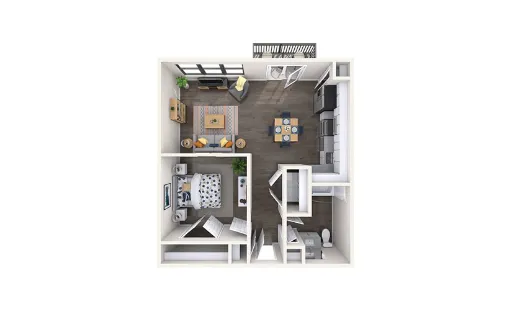 Broadstone on Trinity Fort Worth Floorplan 5