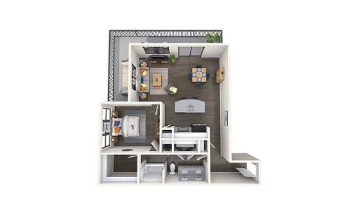 Broadstone on Trinity Fort Worth Floorplan 6
