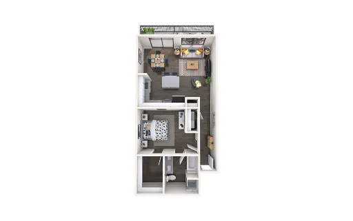 Broadstone on Trinity Fort Worth Floorplan 7