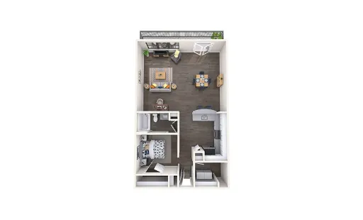 Broadstone on Trinity Fort Worth Floorplan 8