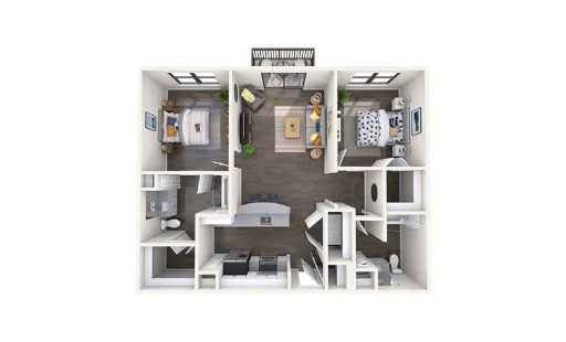Broadstone on Trinity Fort Worth Floorplan 9