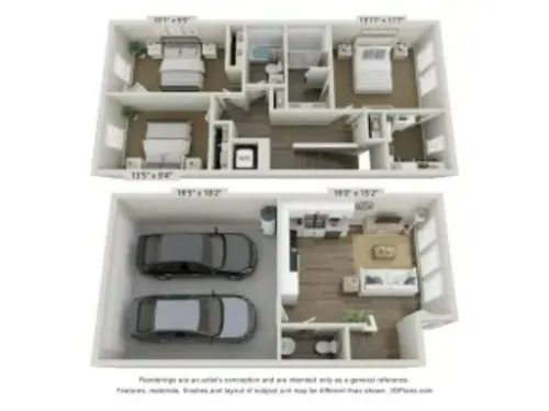 Carmel Villas Denton FloorPlan 2