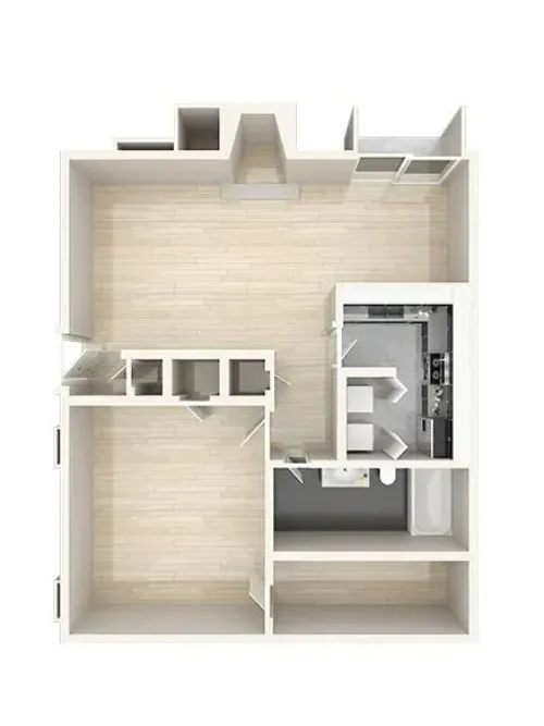 Center Place Arlington FloorPlan 1