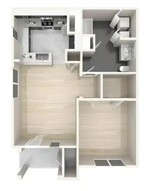 Center Place Arlington FloorPlan 2