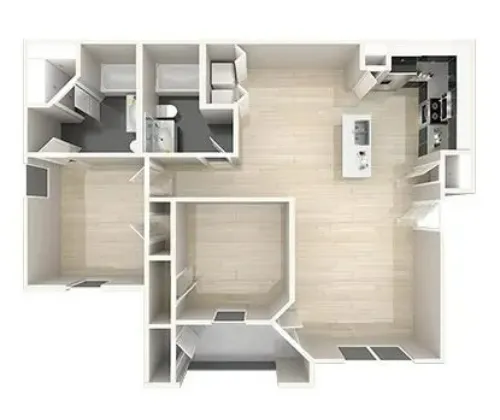 Center Place Arlington FloorPlan 5