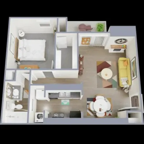 Chesapeake Apartments Fort Worth FloorPlan 3