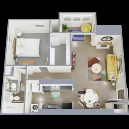 Chesapeake Apartments Fort Worth FloorPlan 4