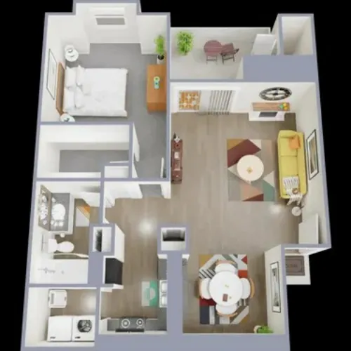 Chesapeake Apartments Fort Worth FloorPlan 5