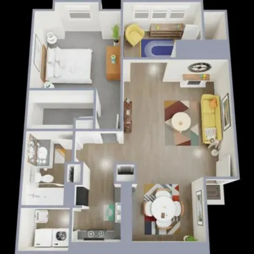 Chesapeake Apartments Fort Worth FloorPlan 6