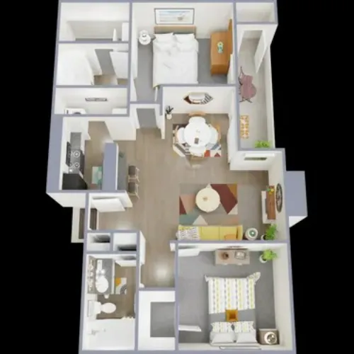 Chesapeake Apartments Fort Worth FloorPlan 7