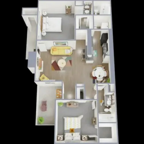 Chesapeake Apartments Fort Worth FloorPlan 8