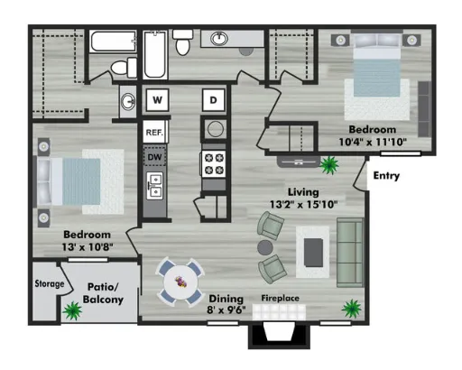 Cobblestone Village Grapevine Floorplan 5