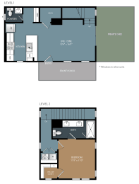 Collection Champions Circle Fort Worth Apartment Floorplan 2