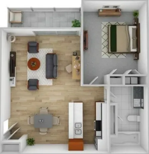 Coronado Villas Denton FloorPlan 2
