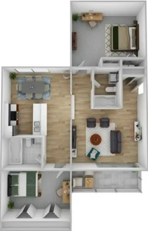 Coronado Villas Denton FloorPlan 4
