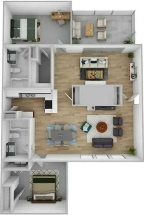 Coronado Villas Denton FloorPlan 7