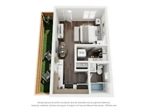 Cottages at Deer Creek Fort Worth FloorPlan 1