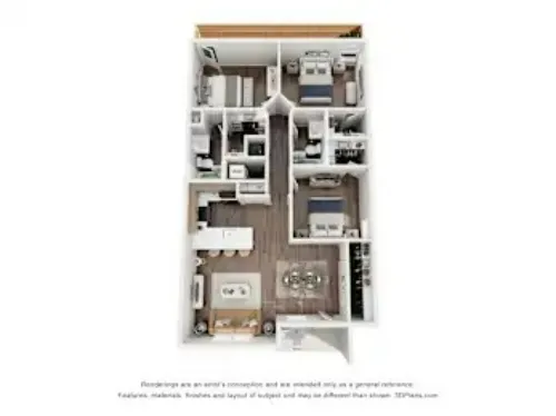 Cottages at Deer Creek Fort Worth FloorPlan 9