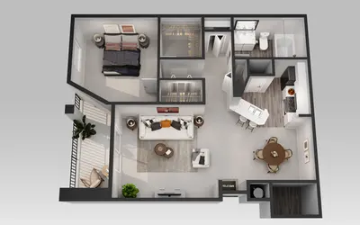 Coventry at Cityview Fort Worth Floorplan 1
