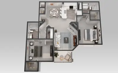 Coventry at Cityview Fort Worth Floorplan 2
