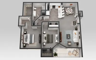 Coventry at Cityview Fort Worth Floorplan 3