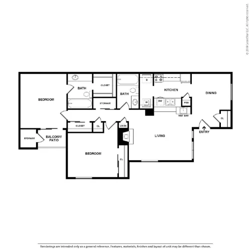 Crossroads at Arlington FloorPlan 3