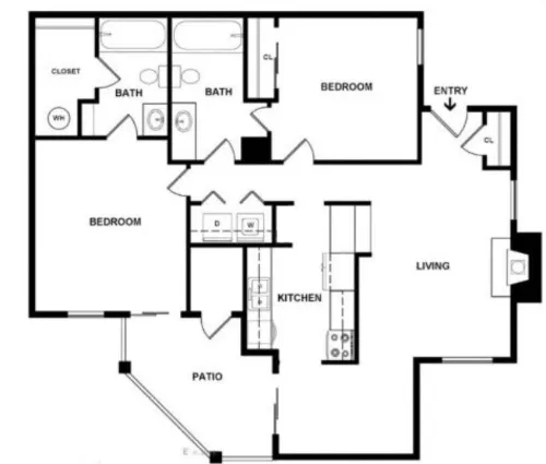 Crossroads at Arlington FloorPlan 4