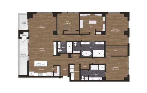 Deco 969 Fort Worth Floorplan 24