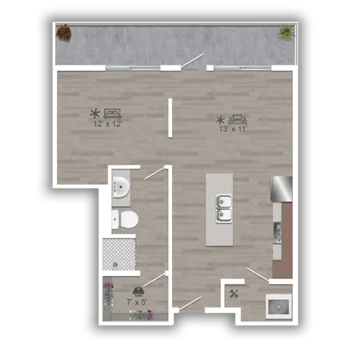 Discovery at the Realm Lewisville Floorplan 1