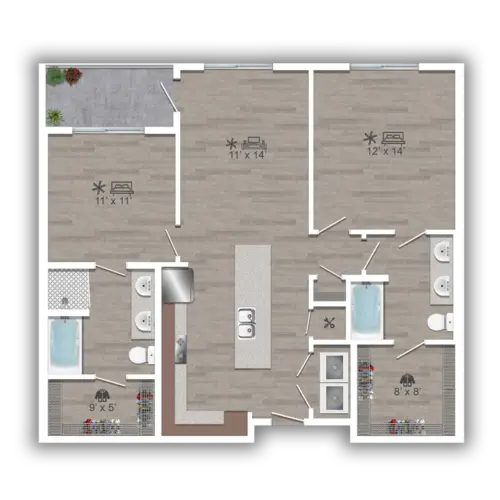 Discovery at the Realm Lewisville Floorplan 12