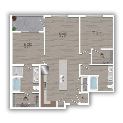 Discovery at the Realm Lewisville Floorplan 13