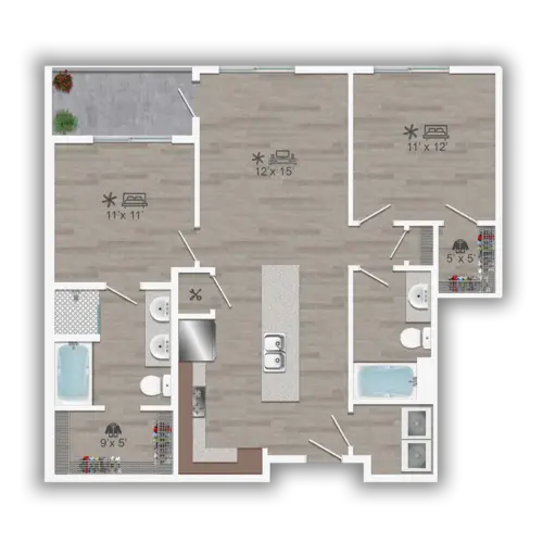 Discovery at the Realm Lewisville Floorplan 15