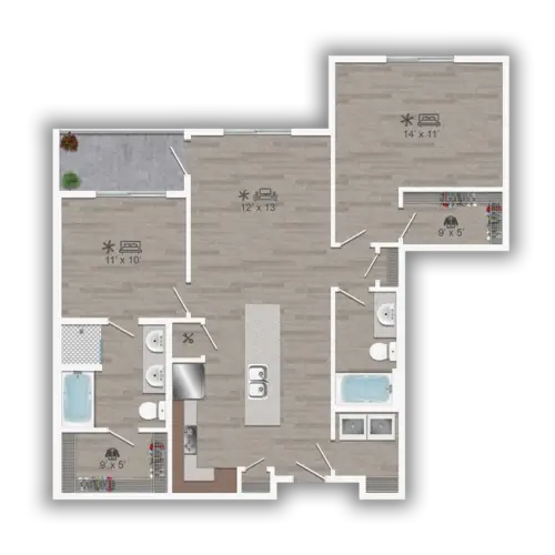 Discovery at the Realm Lewisville Floorplan 17