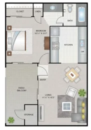 District 2308 Arlington Floorplan 1