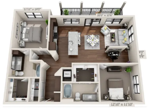 Eastbank River Walk Flower Mound Floorplan 10