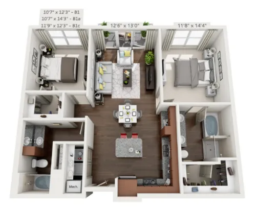 Eastbank at Waterside Fort Worth floor plan 15