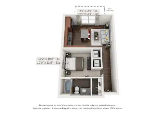 Eastbank at Waterside Fort Worth floor plan 2