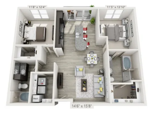 Eastbank at Waterside Fort Worth floor plan 22