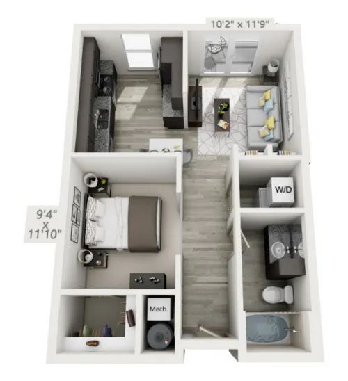 Eastbank at Waterside Fort Worth floor plan 3