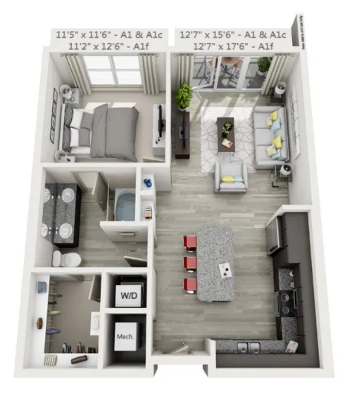 Eastbank at Waterside Fort Worth floor plan 4