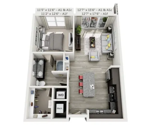Eastbank at Waterside Fort Worth floor plan 6