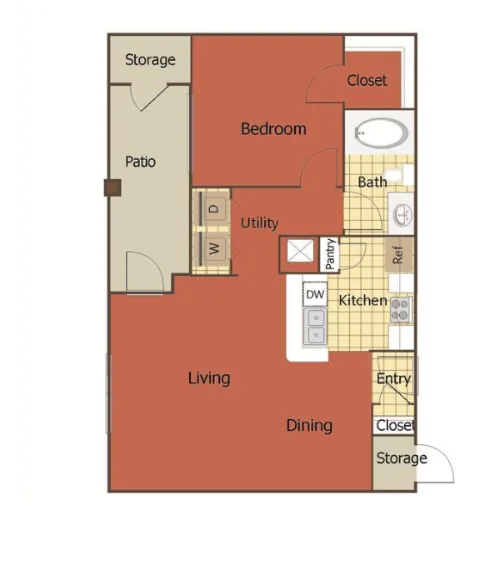 Eaves Twin Creeks Allen Floorplan 1