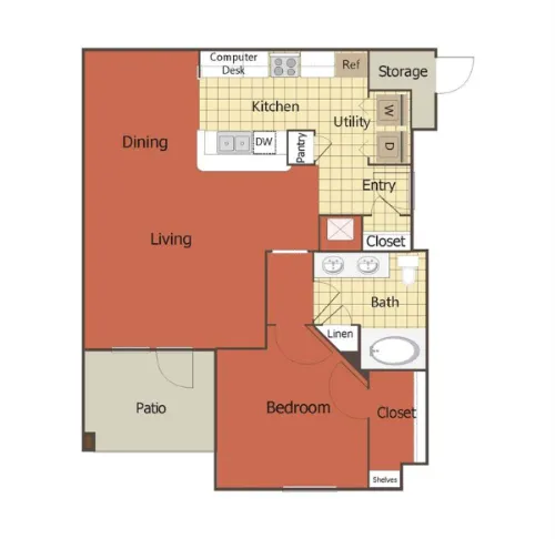 Eaves Twin Creeks Allen Floorplan 6