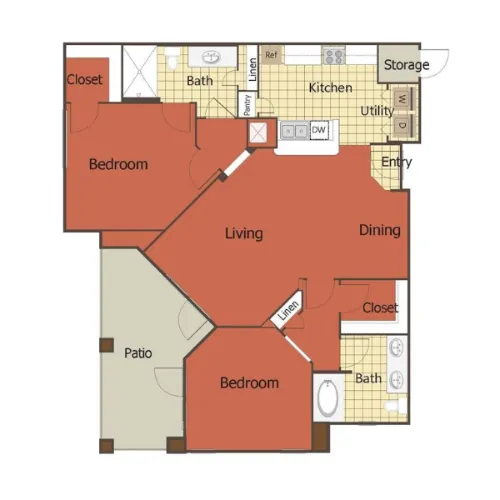 Eaves Twin Creeks Allen Floorplan 8