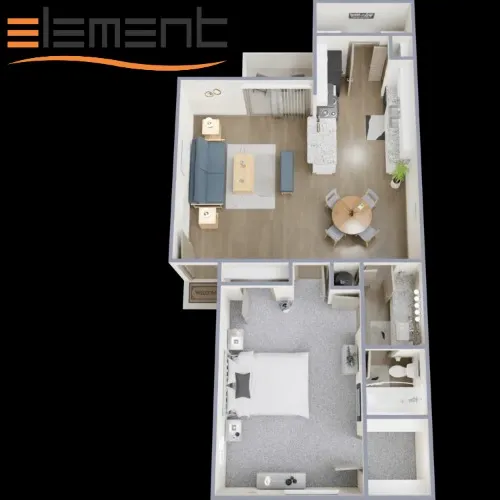 Element Apartments Arlington FLOOR PLAN 2