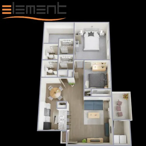 Element Apartments Arlington FLOOR PLAN 7